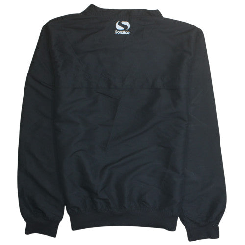 Sondico Men's Black Long Sleeve Pullover Sweatshirt L V-Neck