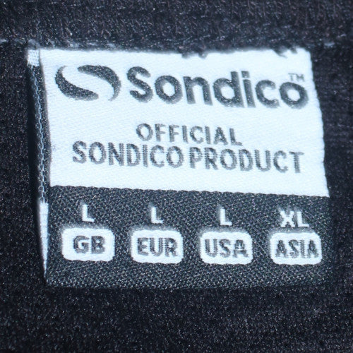 Sondico Men's Black Long Sleeve Pullover Sweatshirt L V-Neck