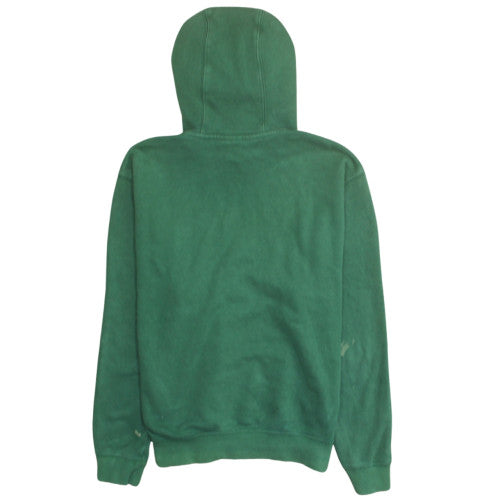 Nike Men's Green Pullover Hoodie M Fleece Logo Sweatshirt