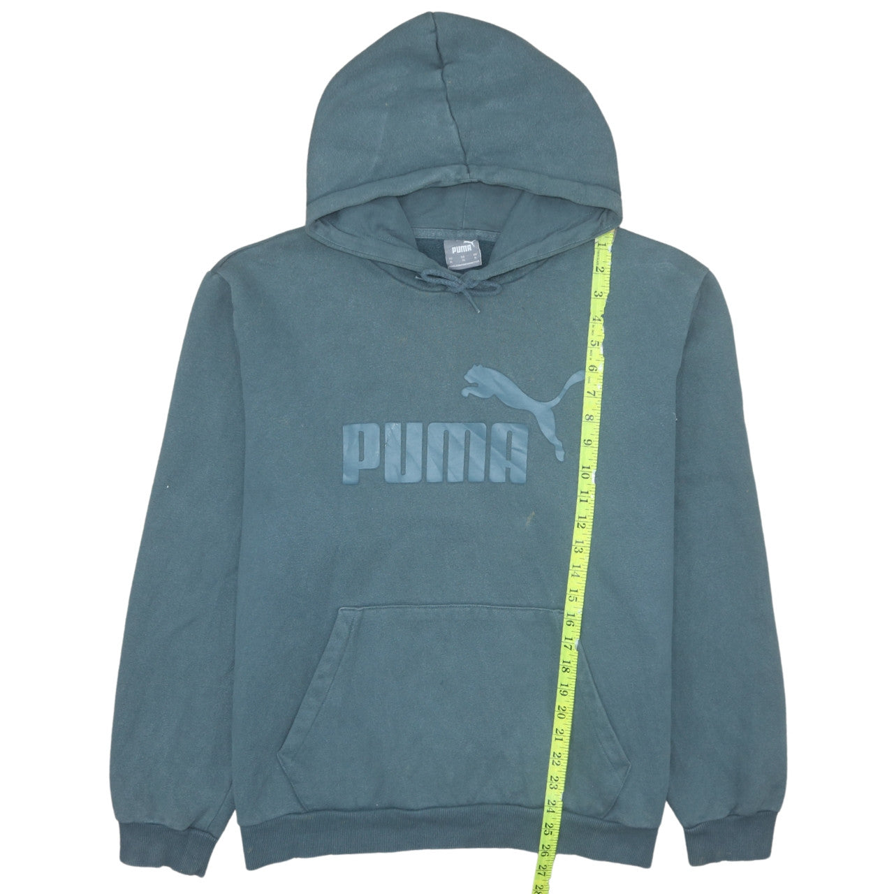 Puma Men's Blue XL Pullover Hoodie with Logo Graphic