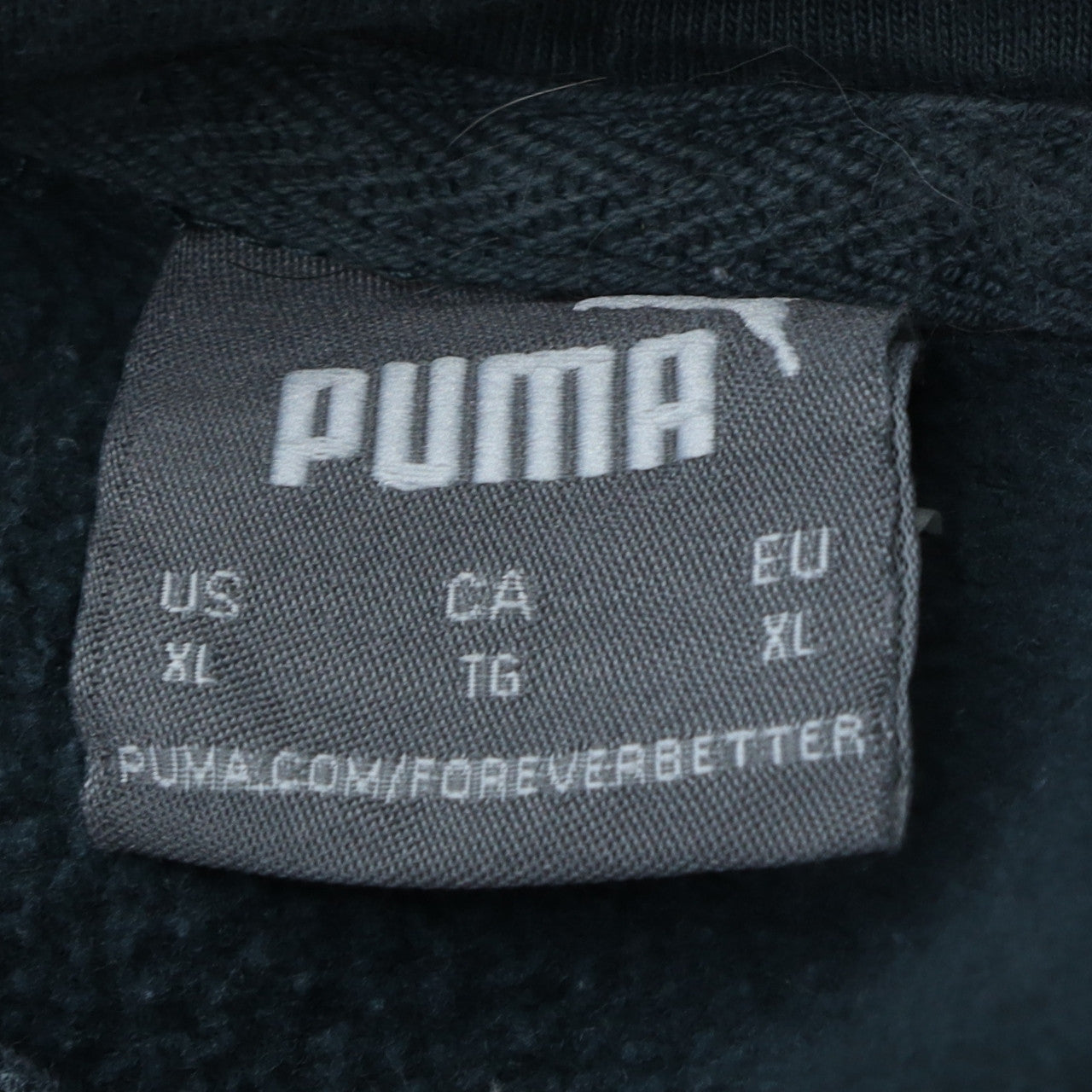 Puma Men's Blue XL Pullover Hoodie with Logo Graphic