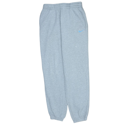Nike Men's Grey Small Fleece Sweatpants Joggers Tapered Fit