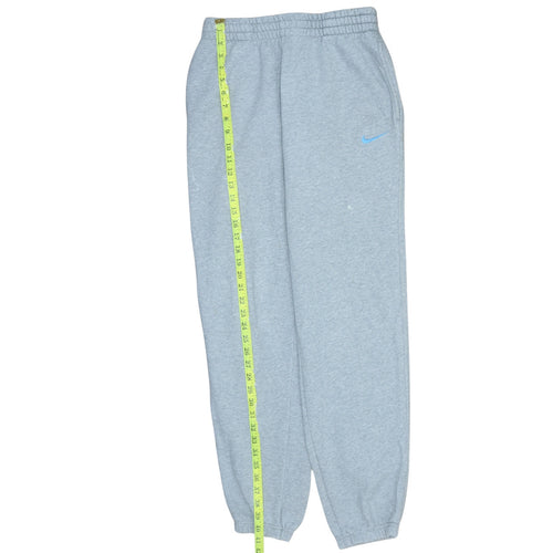 Nike Men's Grey Small Fleece Sweatpants Joggers Tapered Fit