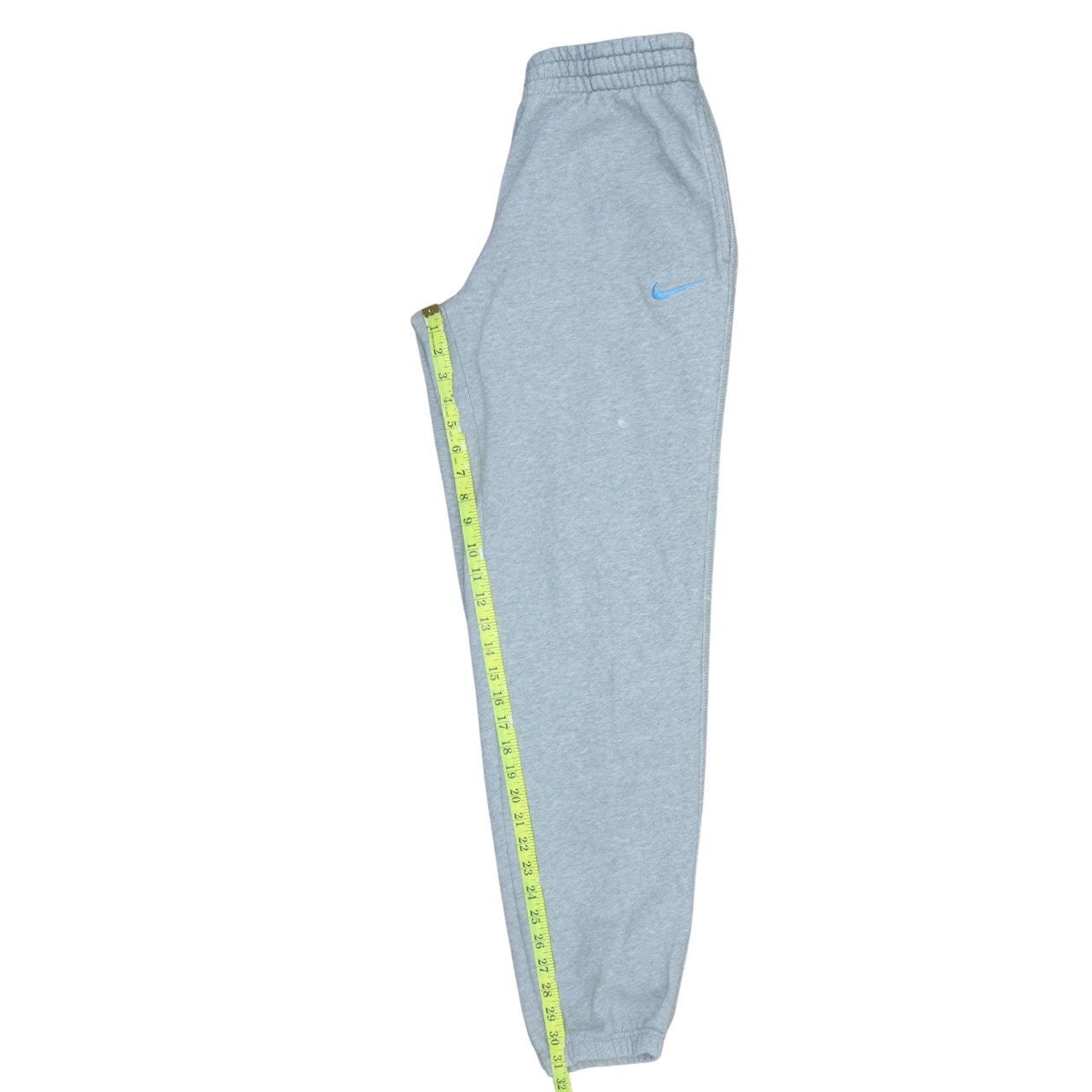 Nike Men's Grey Small Fleece Sweatpants Joggers Tapered Fit