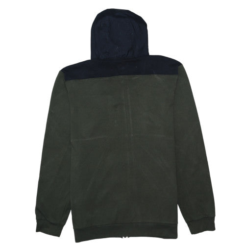 Adidas Men’s Green Full Zip Hoodie XL Sports Fleece Sweatshirt