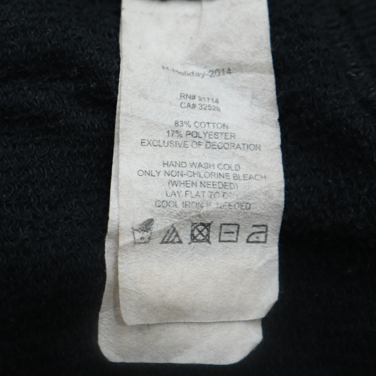 Armani Exchange Men's Black XS Pullover Logo Sweatshirt