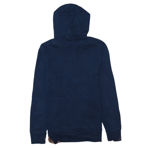Levi's Men's Blue Pullover Hoodie M Logo Fleece Sweatshirt