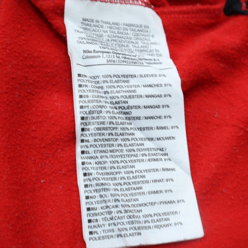 Nike Men's Red Dri-Fit 1/4 Zip Athletic Sweatshirt Size L