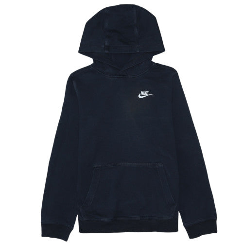 Nike Boys Black Pullover Hoodie L (147-158cm) Fleece Sweatshirt