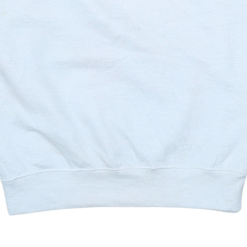 Champion Eco Women White Pullover Sweatshirt L 'Mommin Ain't Easy'