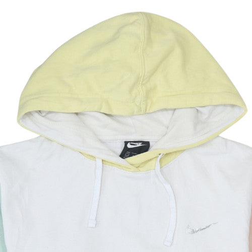 Nike Womens Multicoloured Small Pullover Hoodie Cotton Blend