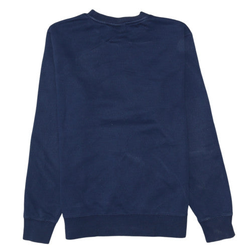 Nike Men's Blue Small Pullover Crew Neck Fleece Sweatshirt