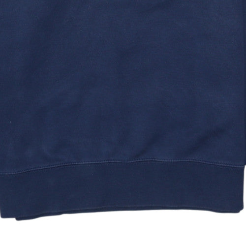 Nike Men's Blue Small Pullover Crew Neck Fleece Sweatshirt