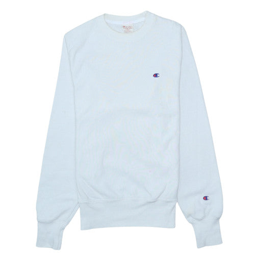 Champion Men's White XS Reverse Weave Crew Neck Sweatshirt