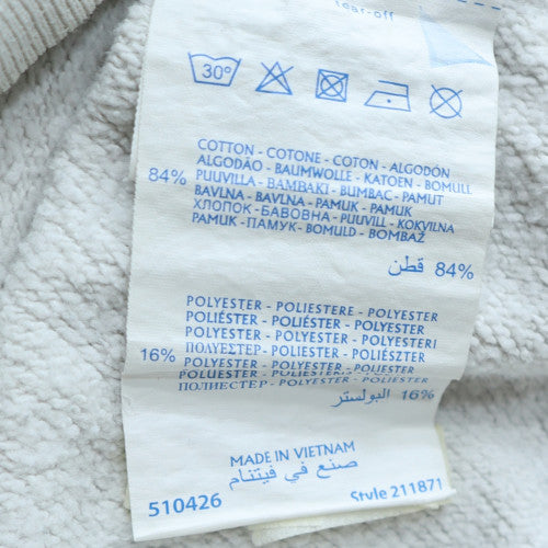 Champion Men's White XS Reverse Weave Crew Neck Sweatshirt