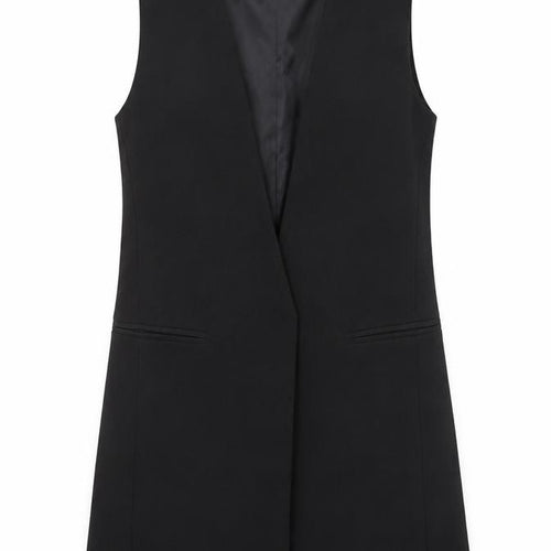 New Look Women's Black Sleeveless Suit Waistcoat UK 6 Polyester Blend