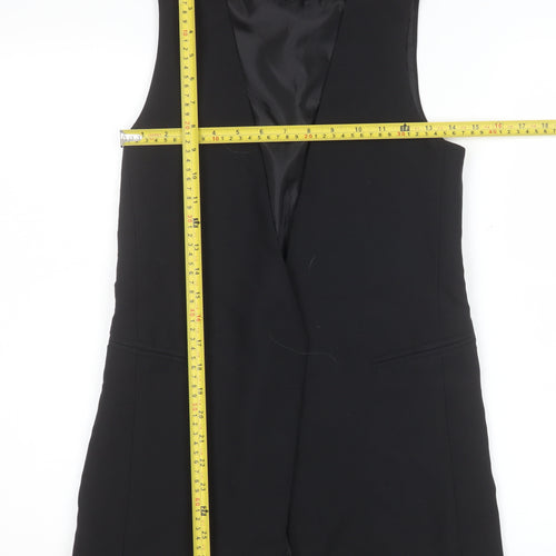 New Look Women's Black Sleeveless Suit Waistcoat UK 6 Polyester Blend