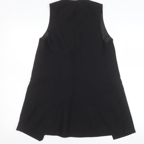 New Look Women's Black Sleeveless Suit Waistcoat UK 6 Polyester Blend