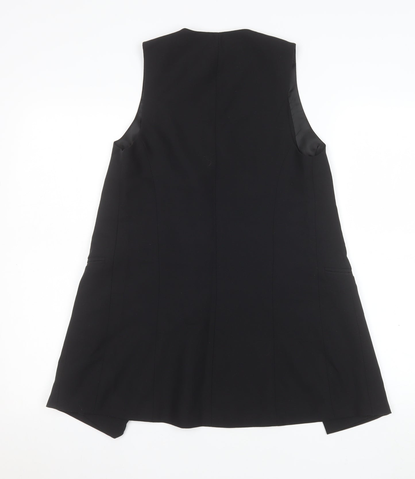 New Look Women's Black Sleeveless Suit Waistcoat UK 6 Polyester Blend