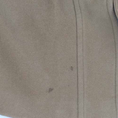 Klass Collection Women's Beige Wool Blend Overcoat Size 16