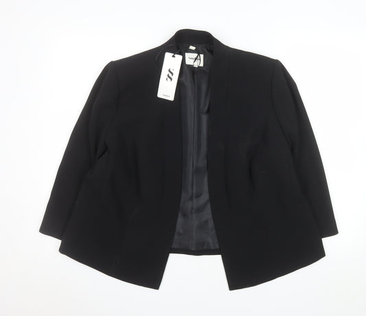 Studio 8 London Women’s Black Size 20 Open Front Blazer Jacket