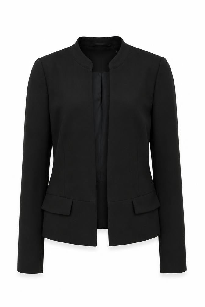 Front view of Vero Moda Women’s Black Classic Blazer Jacket, size UK 10