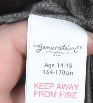 New Look Generation 915 Teens Brown Faux Fur Cropped Jacket Age 14-15