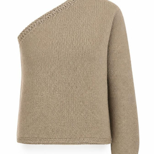 Marks and Spencer Women’s Beige One Shoulder Knit Top XS