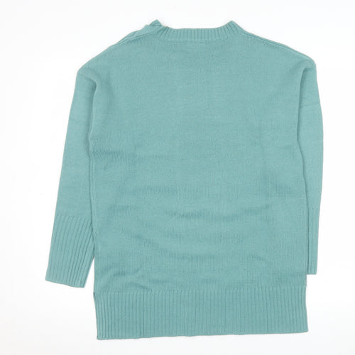 Damart Women’s Green Crew Neck Long Sleeve Pullover Jumper Size 10/12