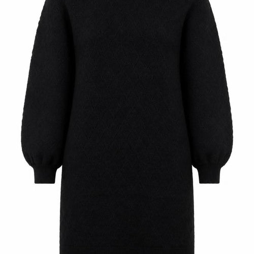 Oliver Bonas Women's Black Knit Jumper Dress Size 14