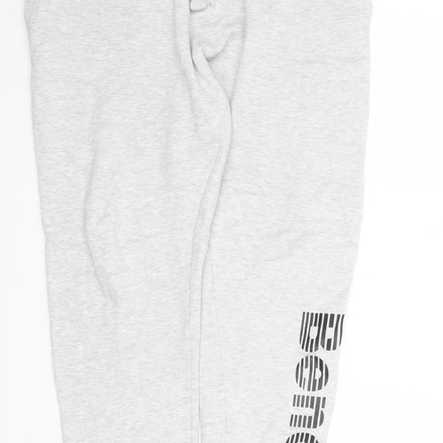 Bench Men's Grey Jogger Trousers XL Regular Fit Casual Activewear
