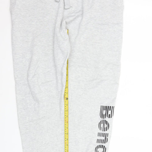 Bench Men's Grey Jogger Trousers XL Regular Fit Casual Activewear