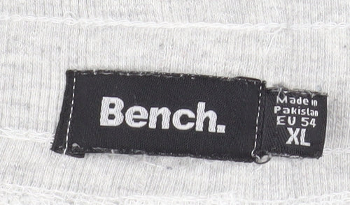 Bench Men's Grey Jogger Trousers XL Regular Fit Casual Activewear