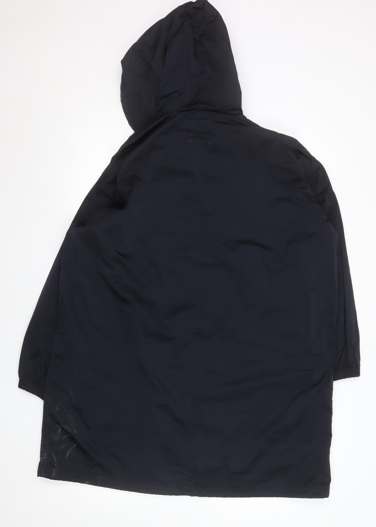 Bellerose Women's Blue Hooded Long Parka Coat Size S