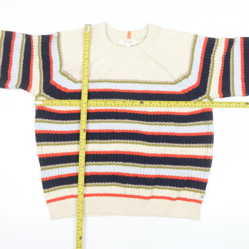Marks and Spencer Women’s Multicoloured Striped Knit Jumper M