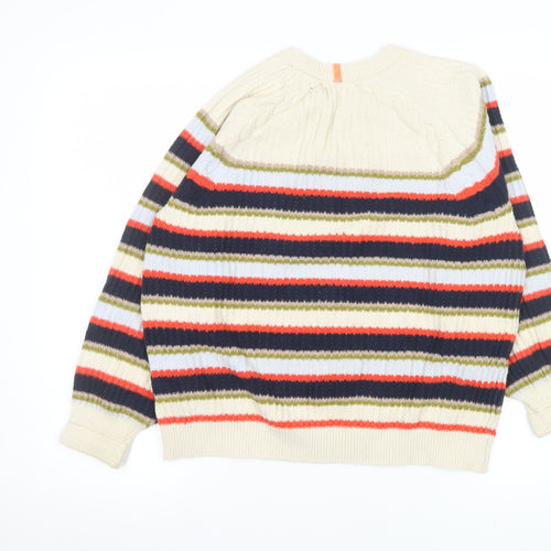 Marks and Spencer Women’s Multicoloured Striped Knit Jumper M