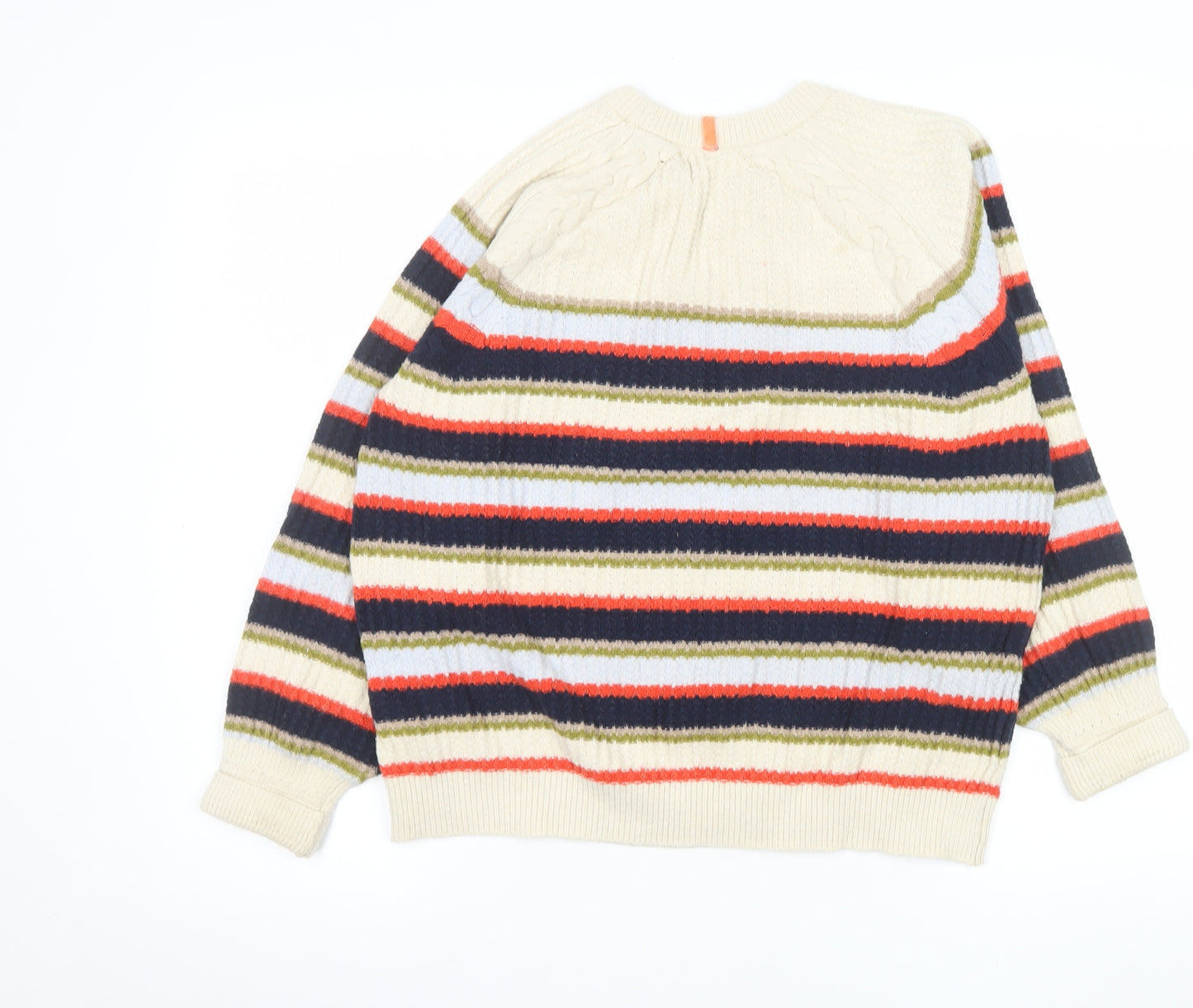 Marks and Spencer Women’s Multicoloured Striped Knit Jumper M
