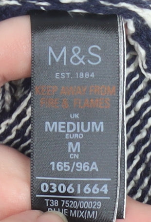 Marks and Spencer Women’s Blue Bohemian Knit Cape Medium