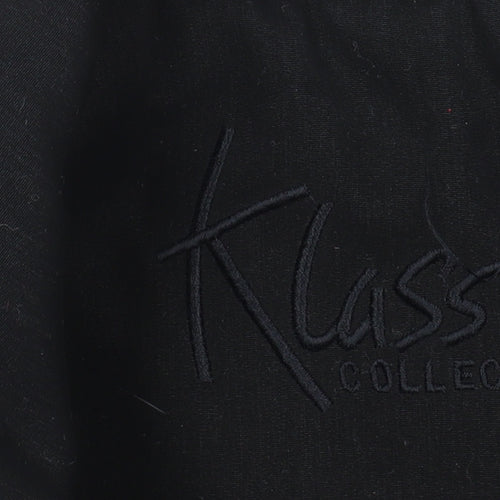 Klass Women's Black Long Overcoat Size 12 Regular Lined Polyester Classic