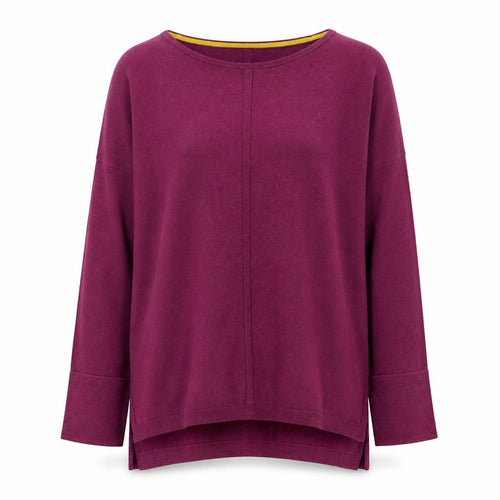 White Stuff Women’s Purple Crew Neck Knit Jumper Size 10