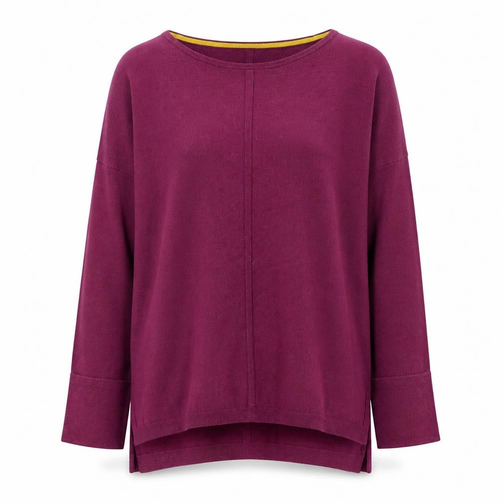 White Stuff Women’s Purple Crew Neck Knit Jumper Size 10