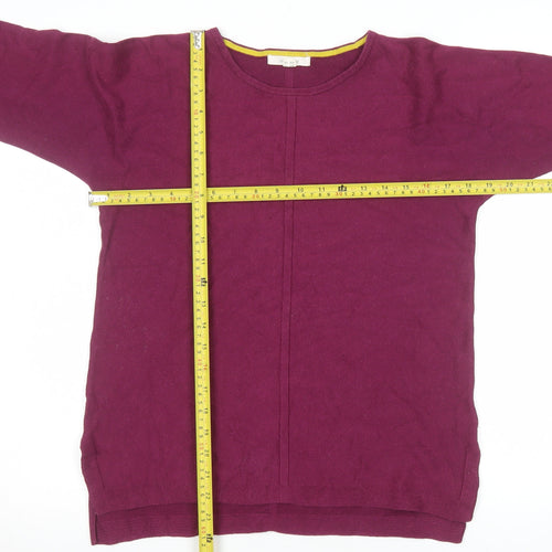 White Stuff Women’s Purple Crew Neck Knit Jumper Size 10