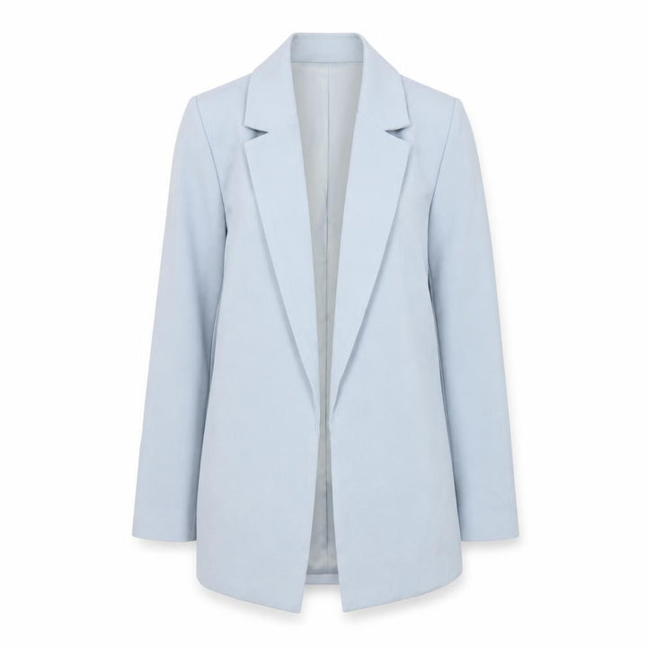 Missguided Women Blue Size 6 Slim Fit Notch Lapel Blazer