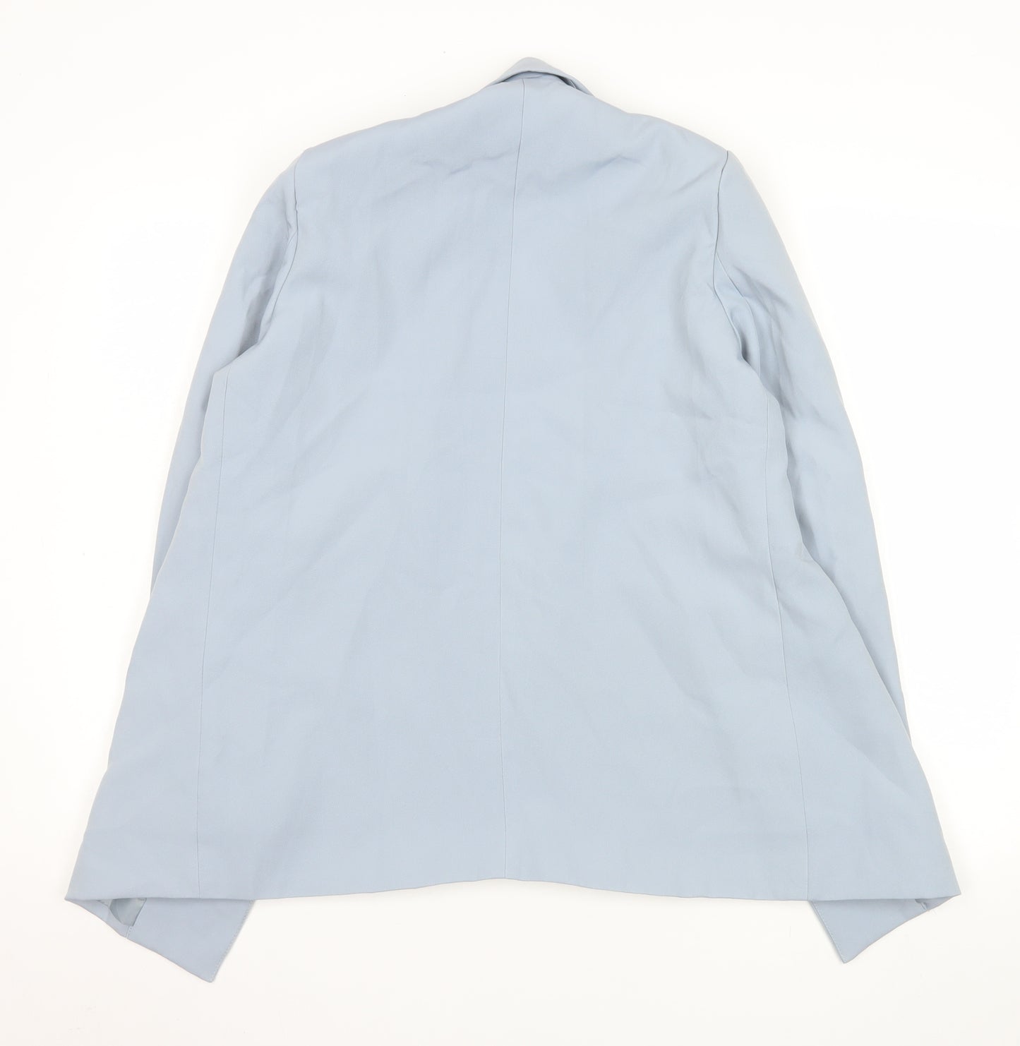 Missguided Women Blue Size 6 Slim Fit Notch Lapel Blazer