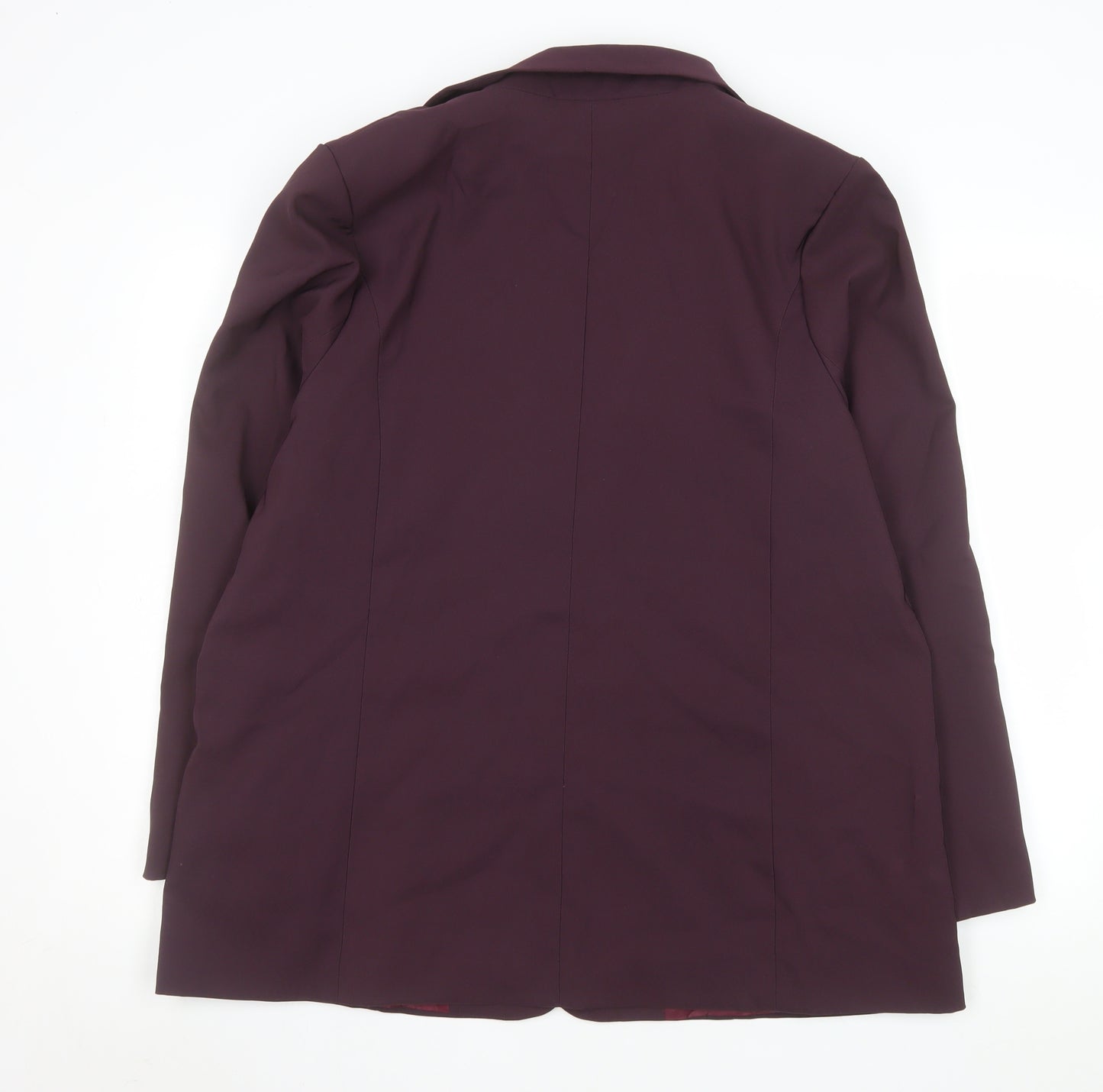V by Very Women's Plum Two-Button Blazer Jacket Size 20