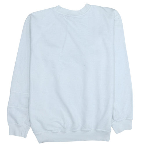 Ellesse Men's White XL Pullover Sweatshirt Logo Crew Neck