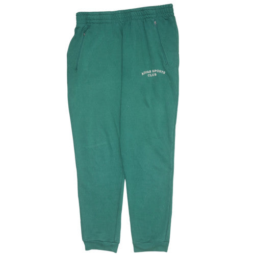 Adidas Men Green Jogger Sweatpants Trousers Size M Sports Club