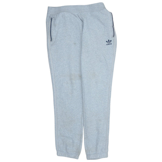 Adidas Men's Grey Joggers L Tapered Fit Casual Sportswear