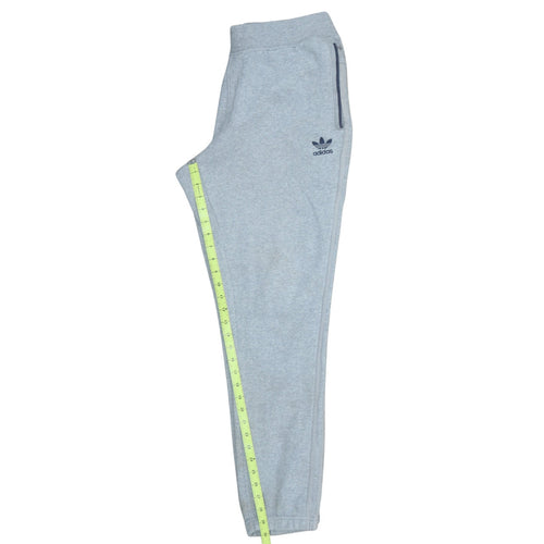 Adidas Men's Grey Joggers L Tapered Fit Casual Sportswear