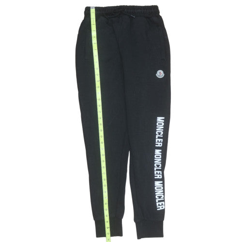 Moncler Men Black Logo Jogger Trousers Size L